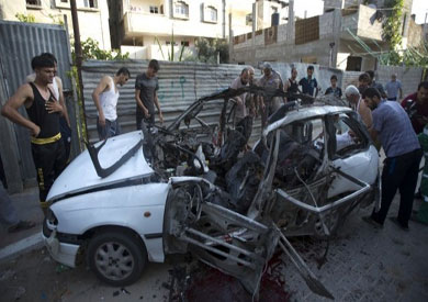 انفجار 5 سيارات لنشطاء بحماس والجهاد الإسلامي في غزة-ارشيفية